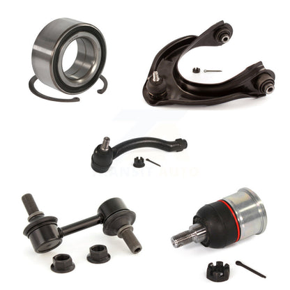 Upper Arm Lower Ball Joint Outer Tie Rod Link Front Right Kit (5Pc) For Acura TL