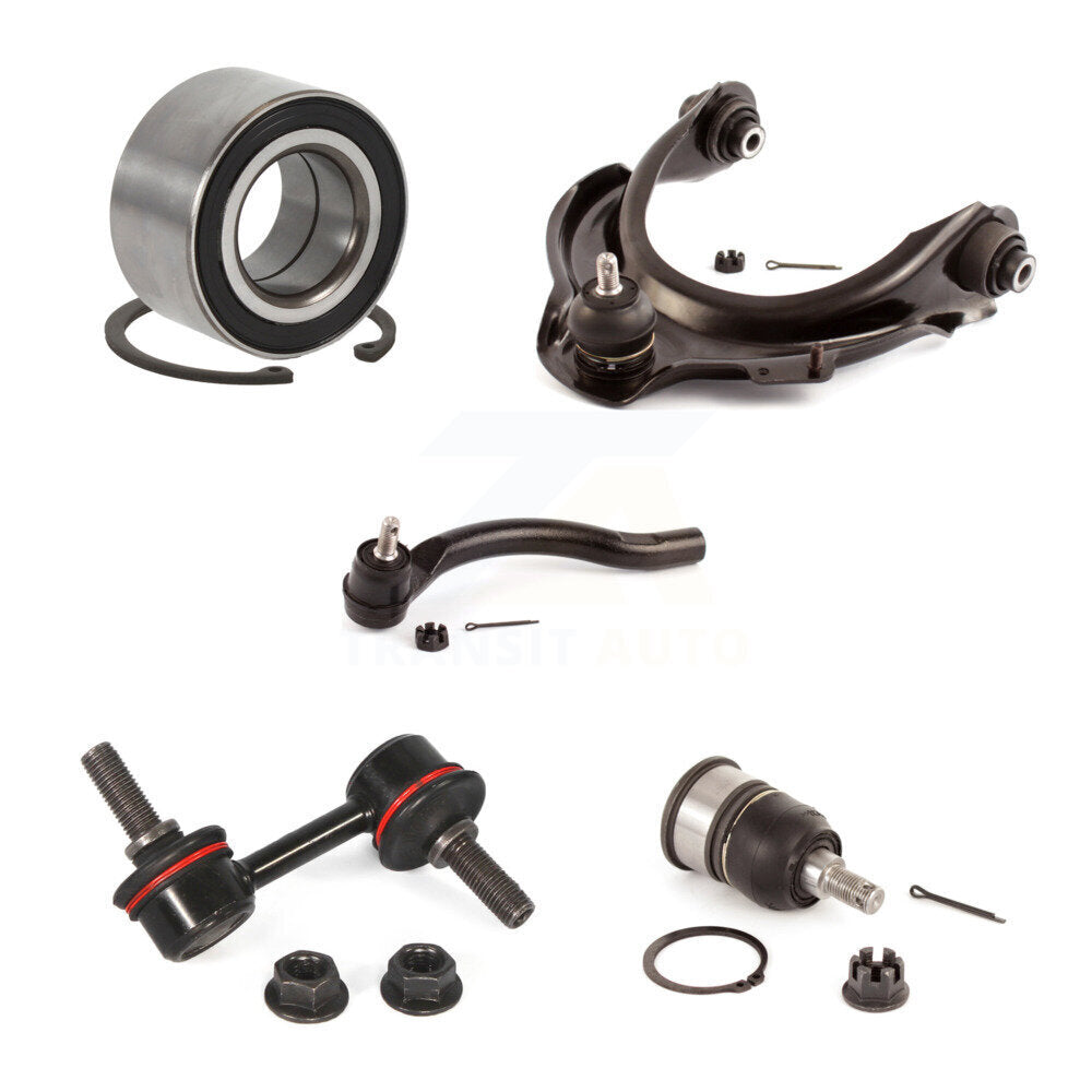 Upper Arm Lower Ball Joint Outer Tie Rod & Link Front Right Kit For Honda Accord