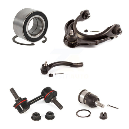Upper Arm Lower Ball Joint Outer Tie Rod & Link Front Right Kit For Honda Accord