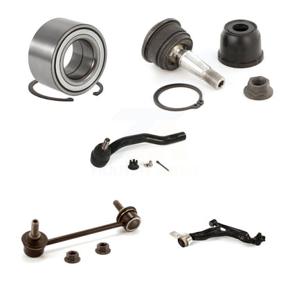 Bearing Lower Arm Upper Ball joint Outer Tie Rod Link Front Left Kit For Mazda 6