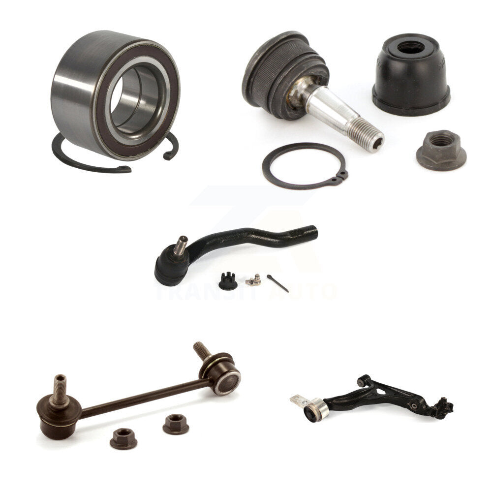 Bearing Lower Arm Upper Ball joint Outer Tie Rod Link Front Left Kit For Mazda 6