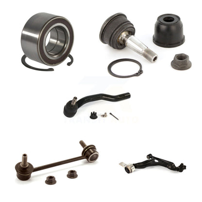 Bearing Lower Arm Upper Ball joint Outer Tie Rod Link Front Left Kit For Mazda 6