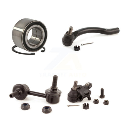 Wheel Bearing Lower Ball Joint Outer Tie Rod Link Front Left Kit For Honda Civic