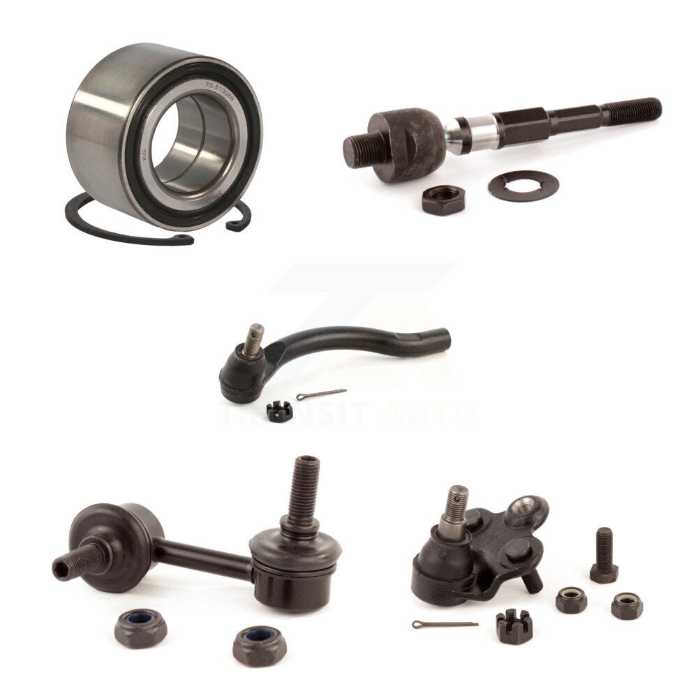 Bearing Lower Ball Joint Tie Rod Link Front Left Kit (5Pc) For Honda Civic 1.8L