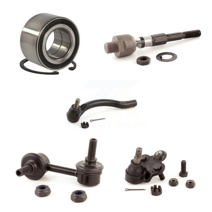 Bearing Lower Ball Joint Tie Rod Link Front Left Kit (5Pc) For Honda Civic 1.3L
