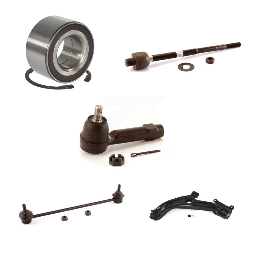 Bearing Lower Control Arm Tie Rod Link Front Left Kit (5Pc) For 07-08 Honda Fit