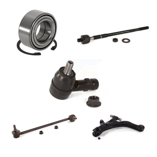 Bearing Lower Control Arm Tie Rod Link Front Left Kit (5Pc) For Hyundai Tiburon