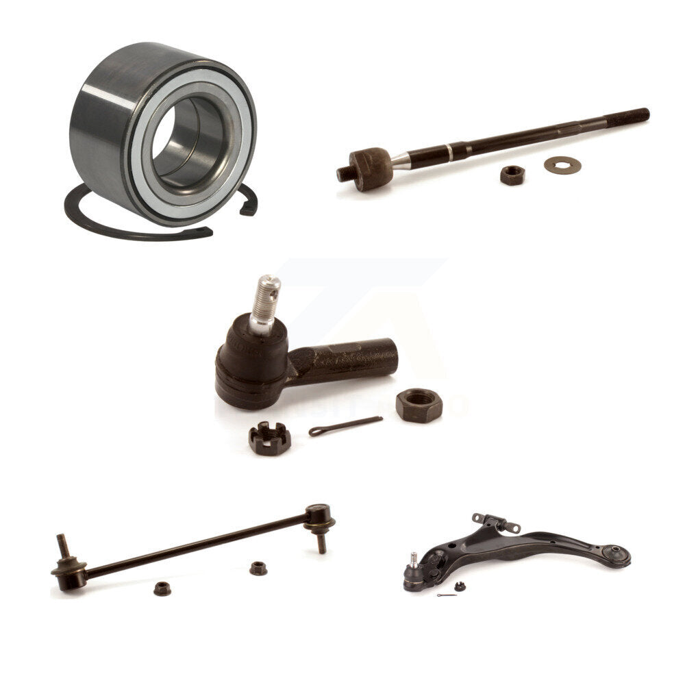 Bearing Lower Arm Tie Rod Link Front Left Kit (5Pc) For 1998-2002 Toyota Sienna