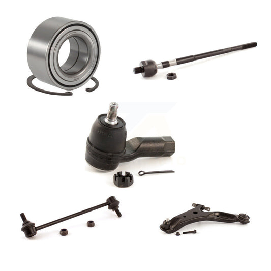 Bearing Lower Arm Tie Rod & Link Front Left Kit (5Pc) For 01-06 Hyundai Santa Fe