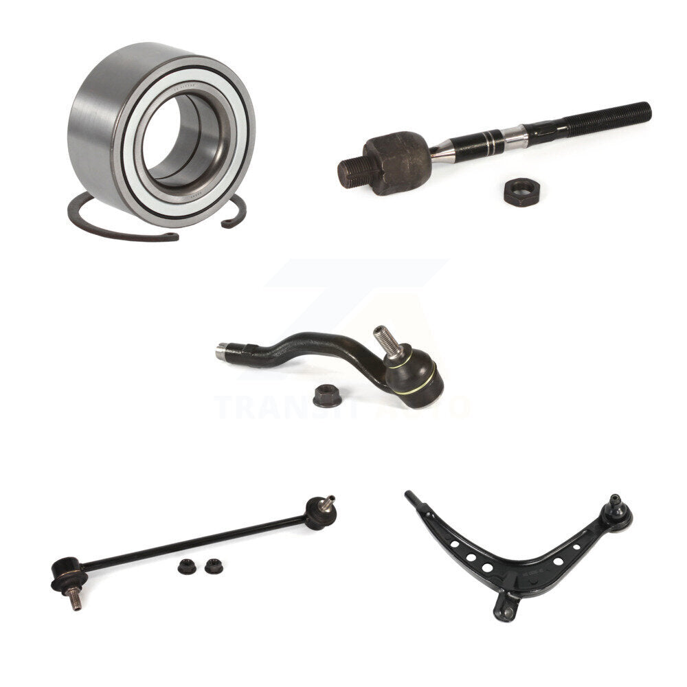 Bearing Lower Control Arm Tie Rod Link Front Left Kit (5Pc) For BMW 325xi 330xi