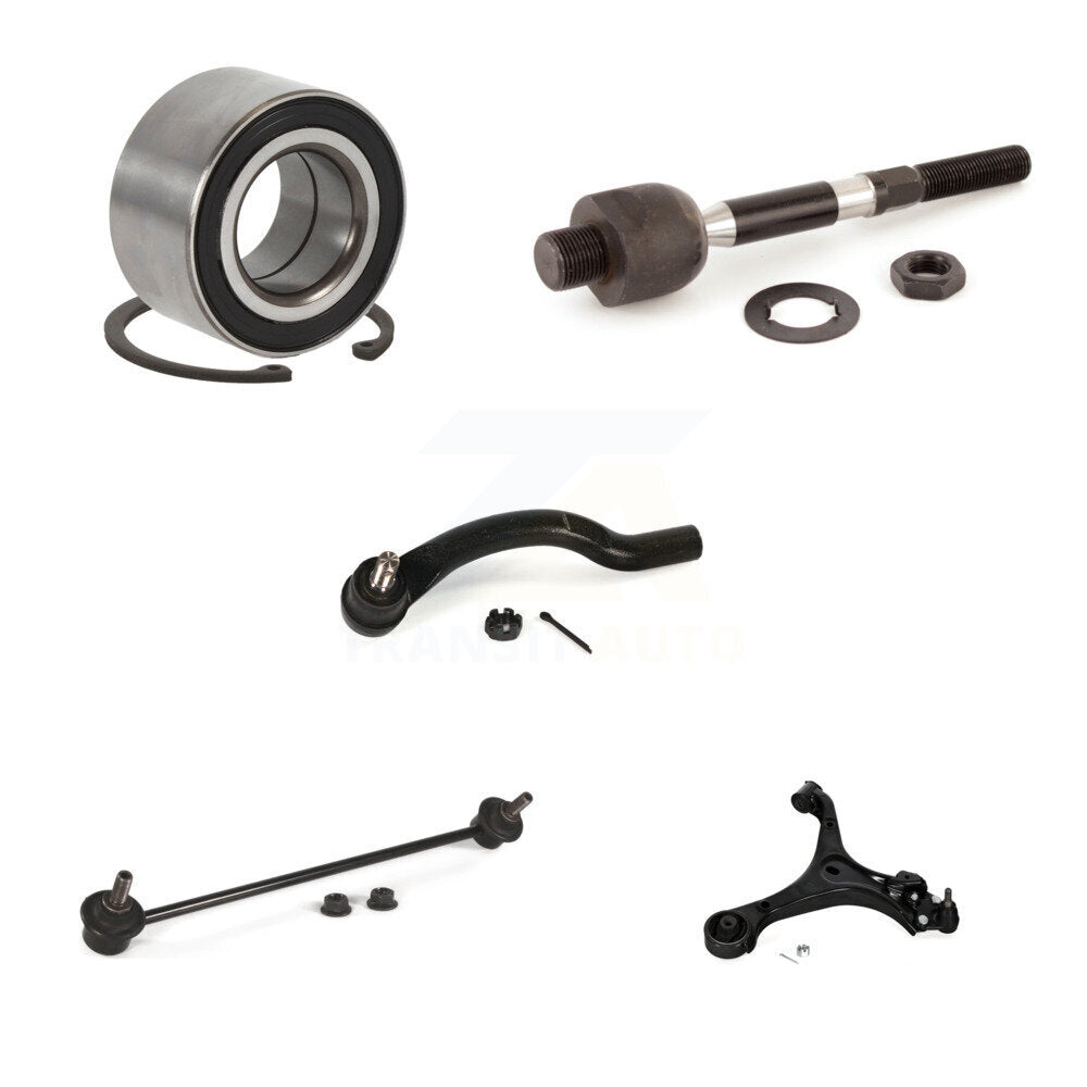 Bearing Lower Control Arm Tie Rod Link Front Left Kit (5Pc) For Honda Civic ILX