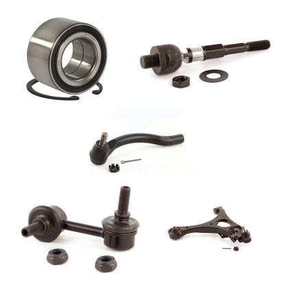 Bearing Lower Control Arm Tie Rod Link Front Left Kit (5Pc) For Honda Civic 1.8L