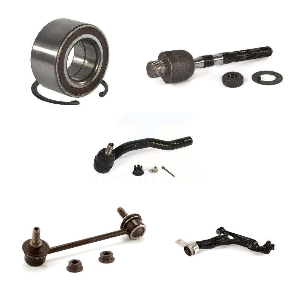 Bearing Lower Control Arm Tie Rod End Link Front Left Kit (5Pc) For Mazda 6 2.5L
