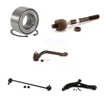 Wheel Bearing Lower Control Arm Tie Rod Link Front Left Kit (5Pc) For Kia Optima