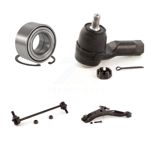 Bearing Lower Arm Outer Tie Rod & Link Front Left Kit For 01-06 Hyundai Santa Fe