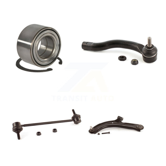 Bearing Lower Arm Outer Tie Rod & Link Front Left Kit For 2010-2011 Nissan Versa