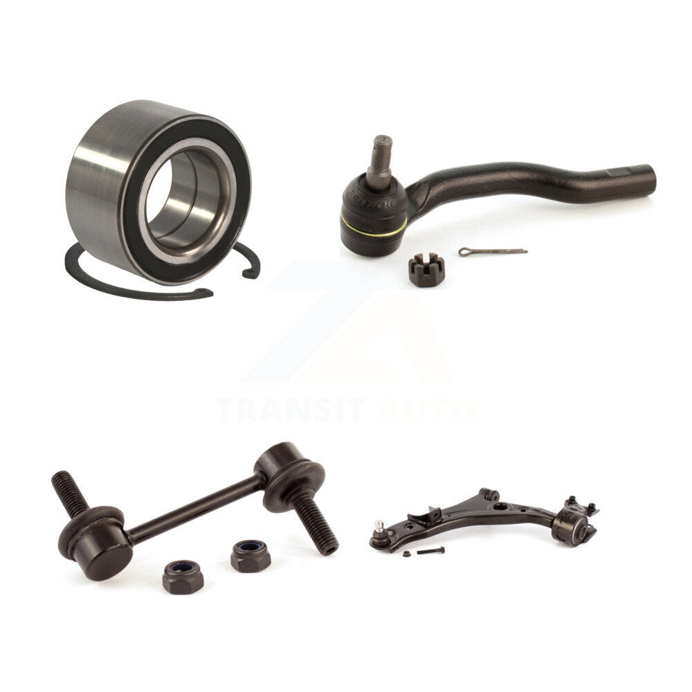 Bearing Lower Arm Outer Tie Rod & Link Front Left Kit For Ford Edge Lincoln MKX