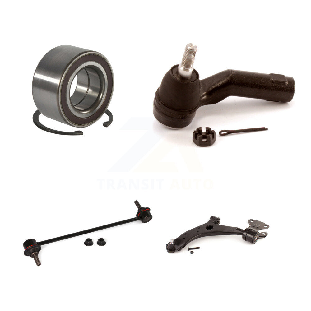Bearing Lower Arm Outer Tie Rod Link Front Left Kit For 2010-2013 Mazda 3 Sport