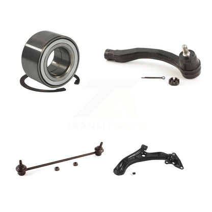 Wheel Bearing Lower Control Arm Outer Tie Rod Link Front Left Kit For Honda Fit