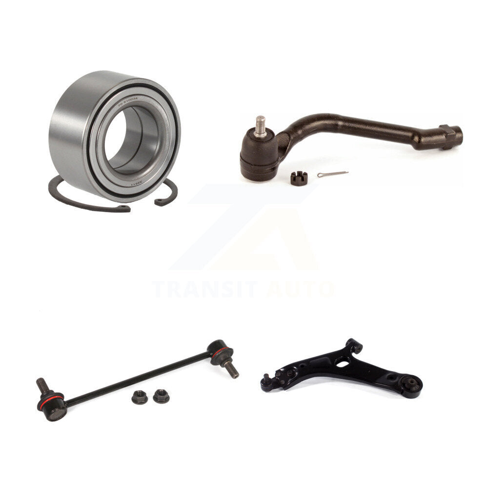 Wheel Bearing Lower Arm Outer Tie Rod Link Front Left Kit For Hyundai Tucson Kia