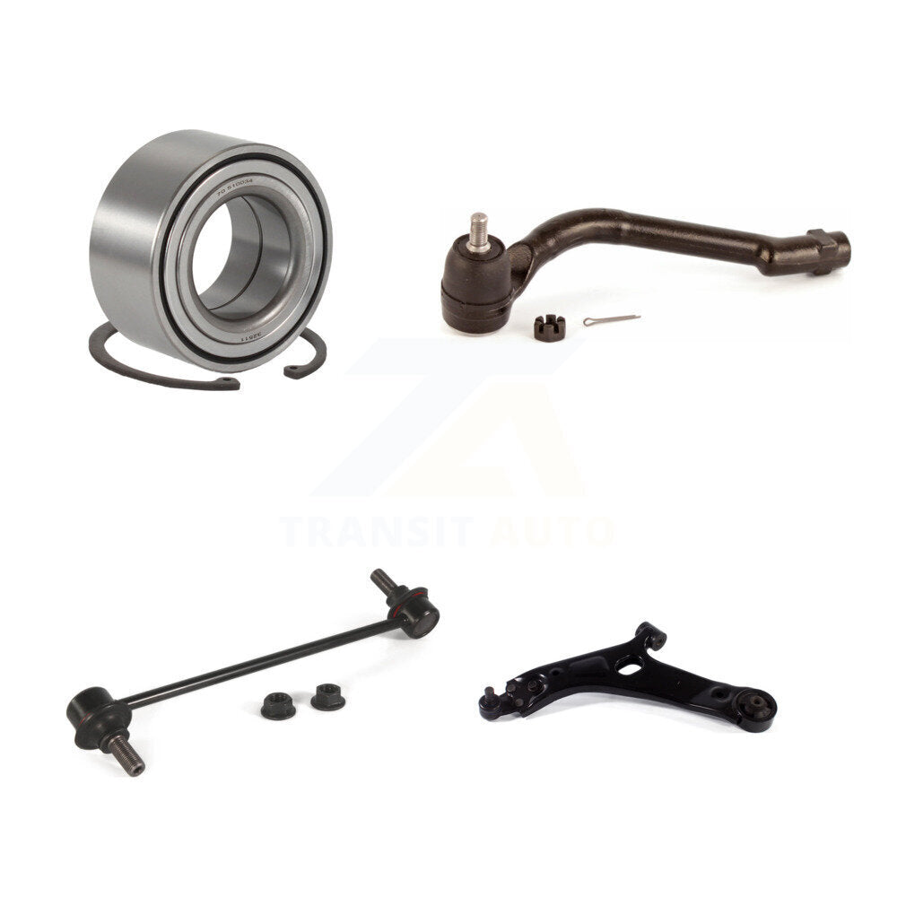 Bearing Lower Control Arm Outer Tie Rod & Link Front Left Kit For Hyundai Tucson