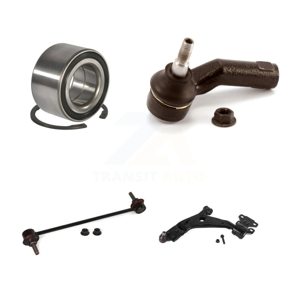 Wheel Bearing Lower Control Arm Outer Tie Rod Link Front Left Kit For Ford Focus