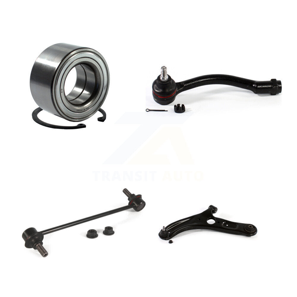 Bearing Lower Arm Outer Tie Rod & Link Front Left Kit For Kia Forte Forte5 Koup