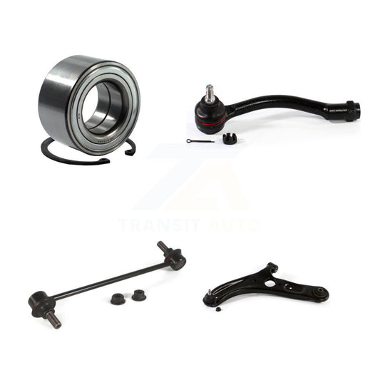 Bearing Lower Arm Outer Tie Rod & Link Front Left Kit For Kia Forte Forte5 Koup