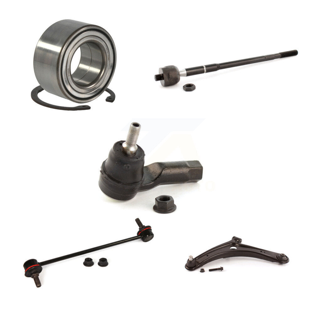 Bearing Lower Arm Tie Rod End Link Front Left Kit (5Pc) For Mitsubishi Outlander