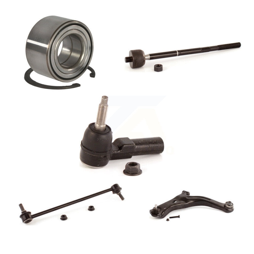Bearing Lower Control Arm Tie Rod End Link Front Left Kit (5Pc) For Ford Escape