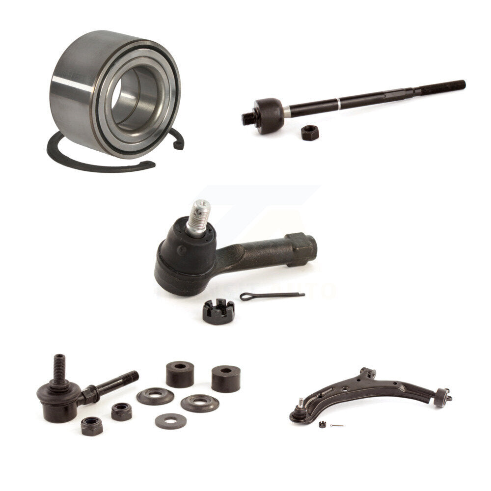 Bearing Lower Control Arm Tie Rod & Link Front Left Kit (5Pc) For Nissan Sentra
