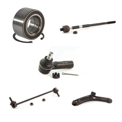 Wheel Bearing Lower Control Arm Tie Rod Link Front Left Kit (5Pc) For Suzuki SX4