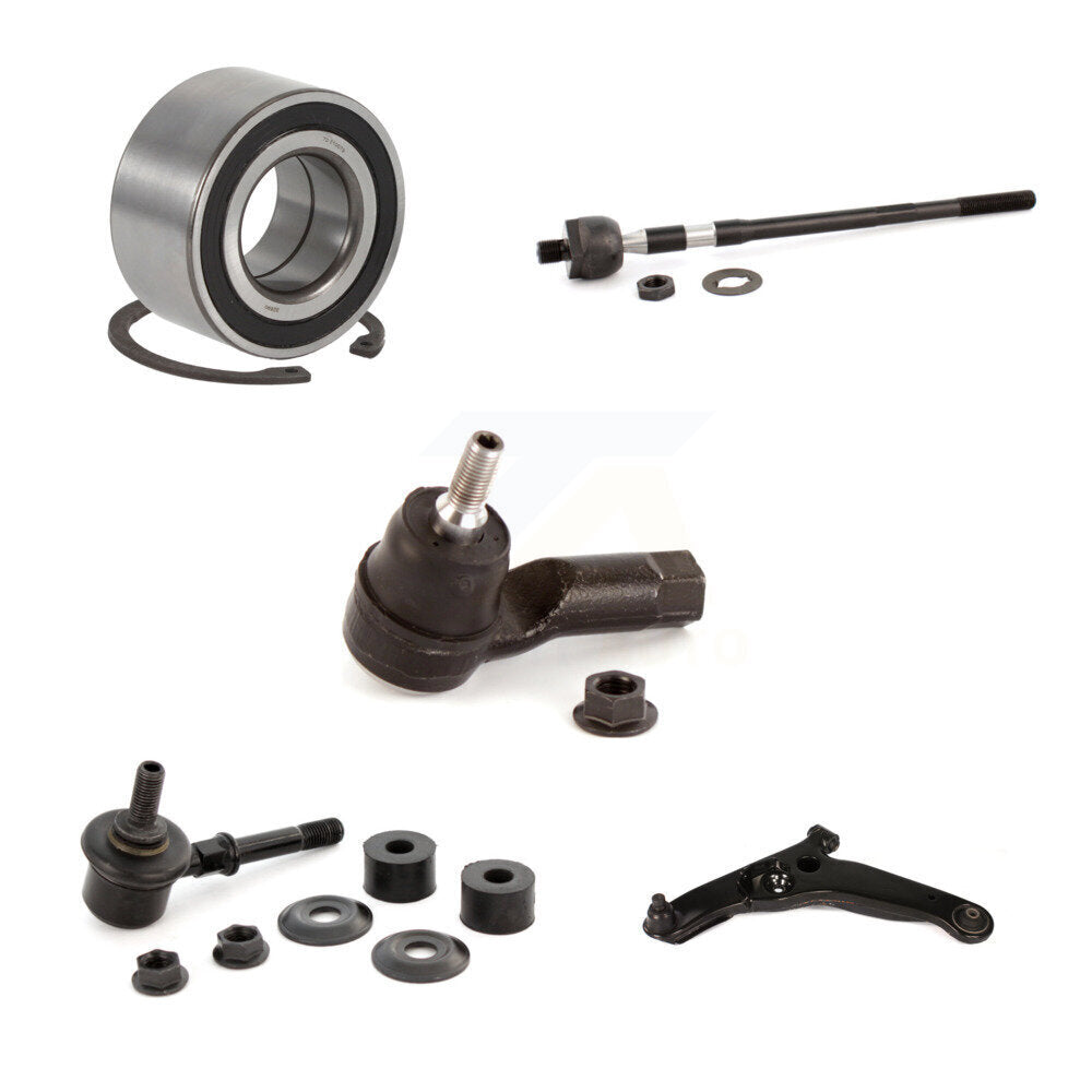 Bearing Lower Arm Tie Rod End Link Front Left Kit (5Pc) For Mitsubishi Outlander