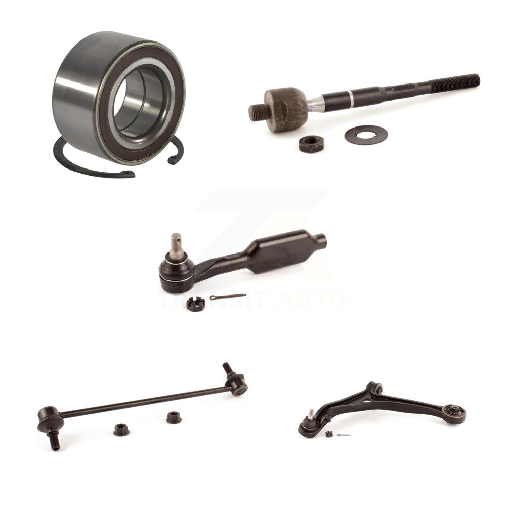 Bearing Lower Control Arm Tie Rod & Link Front Left Kit (5Pc) For Honda Odyssey