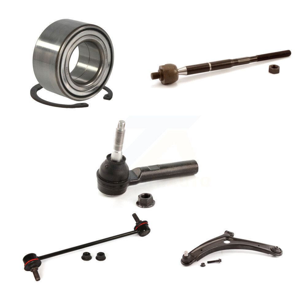 Bearing Lower Control Arm Tie Rod End Link Front Left Kit (5Pc) For Jeep Patriot