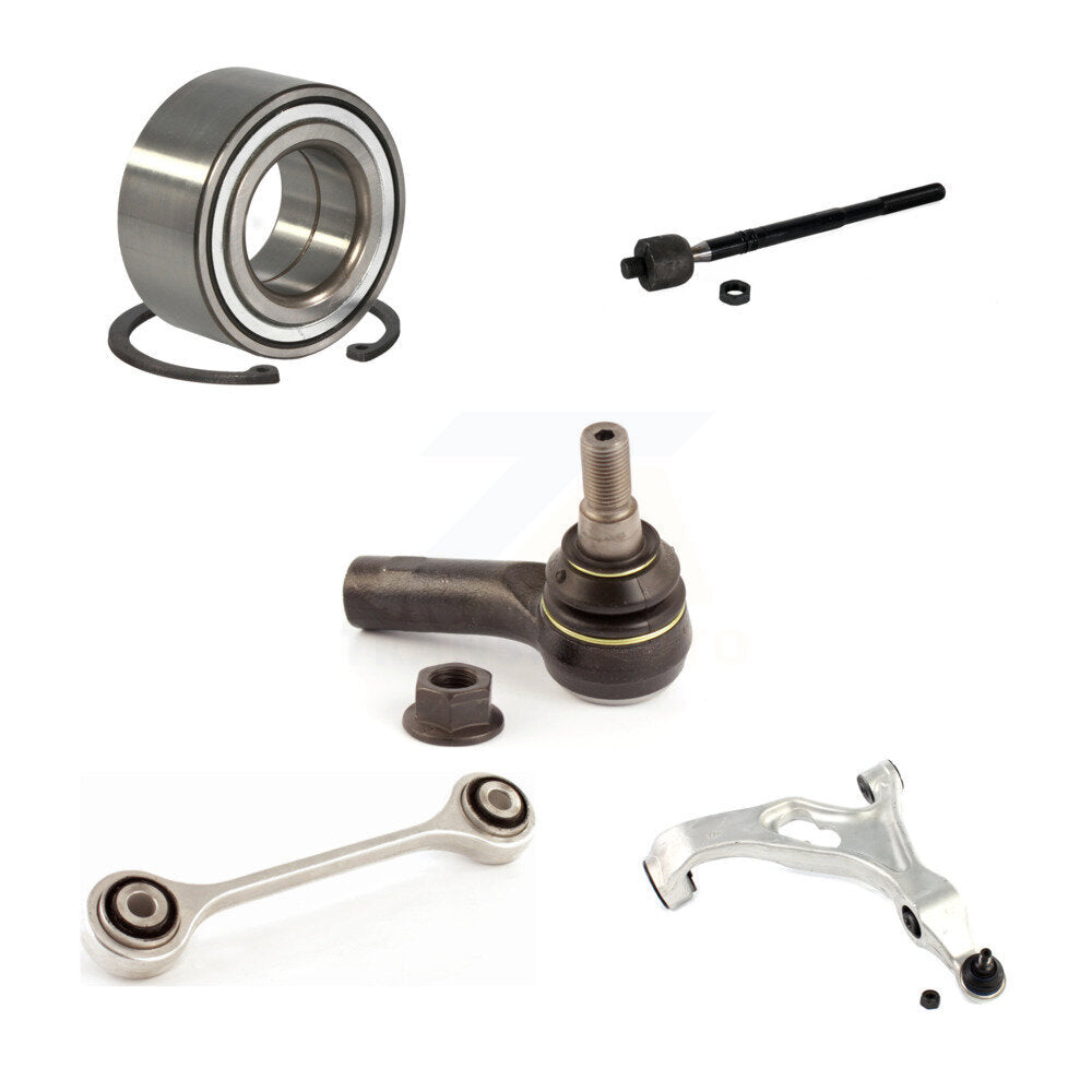 Bearing Lower Control Arm Tie Rod Link Front Left Kit (5Pc) For Porsche Cayenne