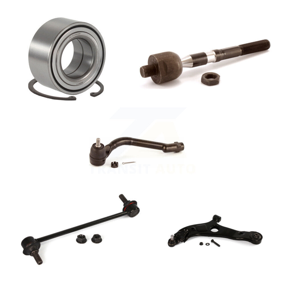 Bearing Lower Control Arm Tie Rod Link Front Left Kit (5Pc) For Kia Optima Azera