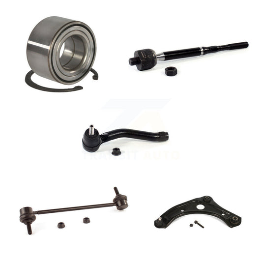 Bearing Lower Control Arm Tie Rod End Link Front Left Kit (5Pc) For Nissan Micra