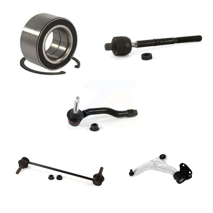 Wheel Bearing Lower Control Arm Tie Rod Link Front Left Kit (5Pc) For Ford Edge