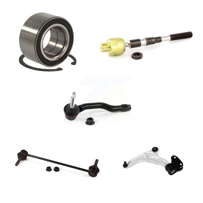 Wheel Bearing Lower Control Arm Tie Rod Link Front Left Kit (5Pc) For Ford Edge