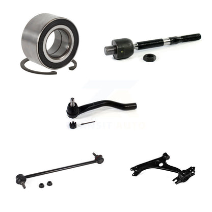 Bearing Lower Control Arm Tie Rod End Link Front Left Kit (5Pc) For Honda Civic