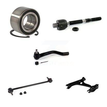 Bearing Lower Control Arm Tie Rod End Link Front Left Kit (5Pc) For Honda Civic