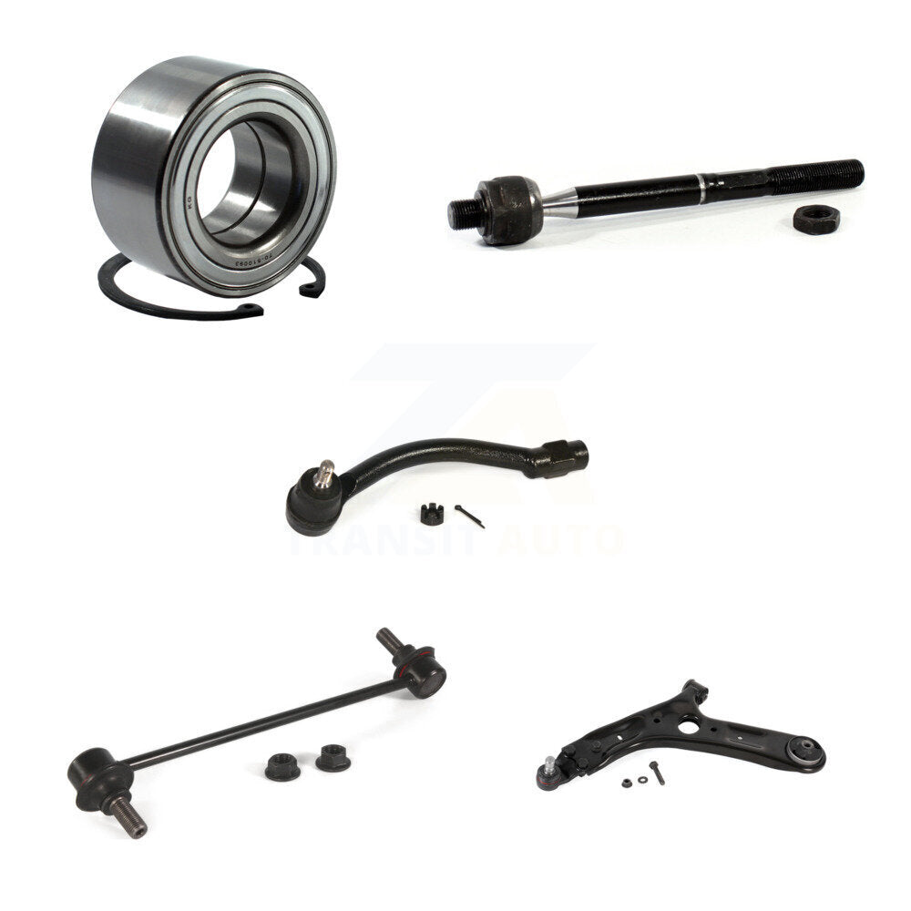Bearing Lower Control Arm Tie Rod End Link Front Left Kit (5Pc) For Kia Soul EV