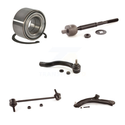 Bearing Lower Control Arm Tie Rod End Link Front Left Kit (5Pc) For Nissan Versa