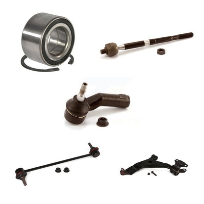Bearing Lower Control Arm Tie Rod End Link Front Left Kit (5Pc) For Ford Escape