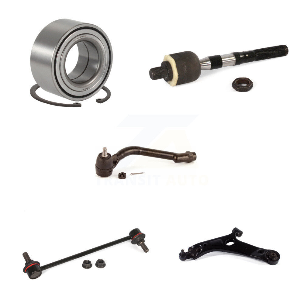Bearing Lower Control Arm Tie Rod & Link Front Left Kit (5Pc) For Hyundai Tucson