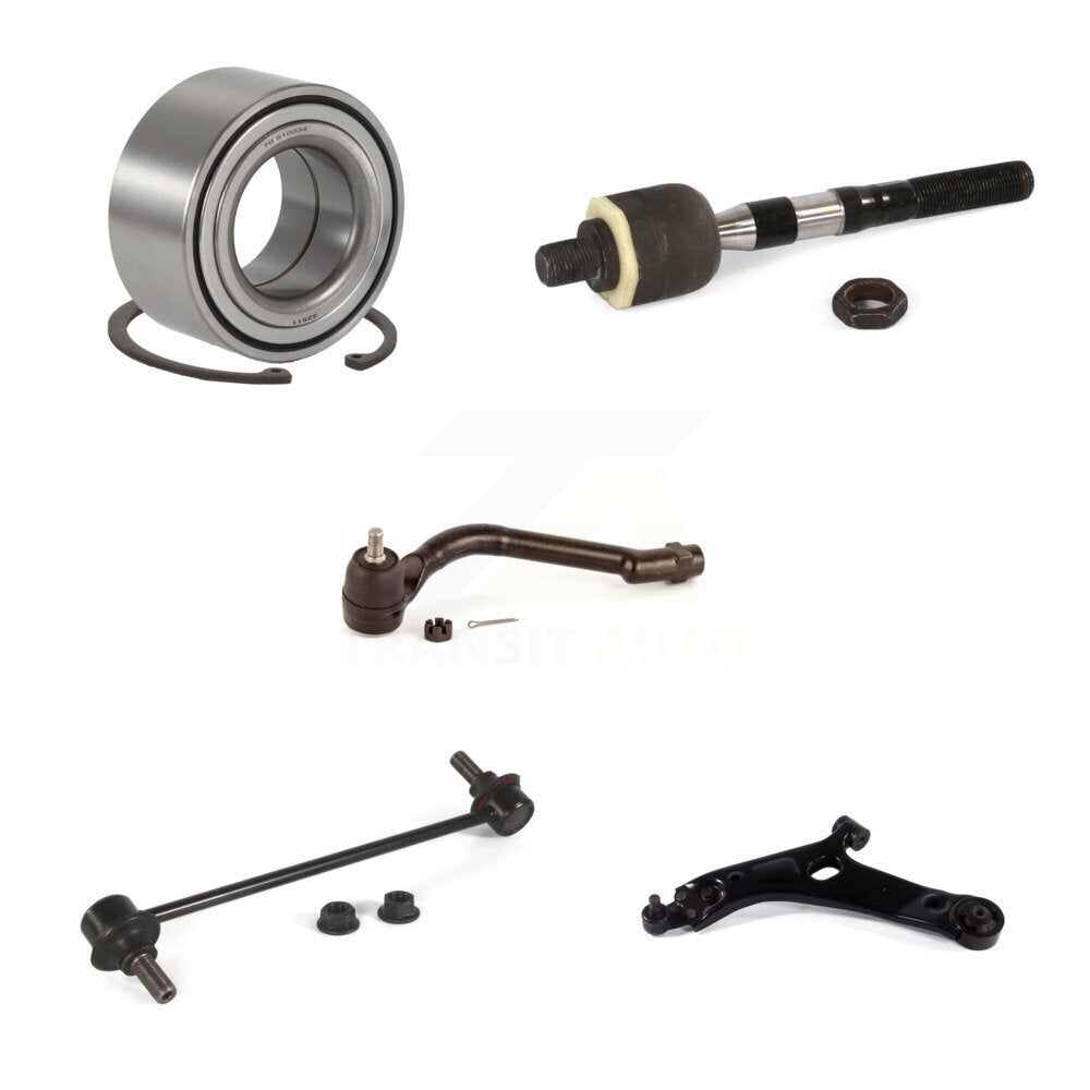 Bearing Lower Control Arm Tie Rod & Link Front Left Kit (5Pc) For Hyundai Tucson