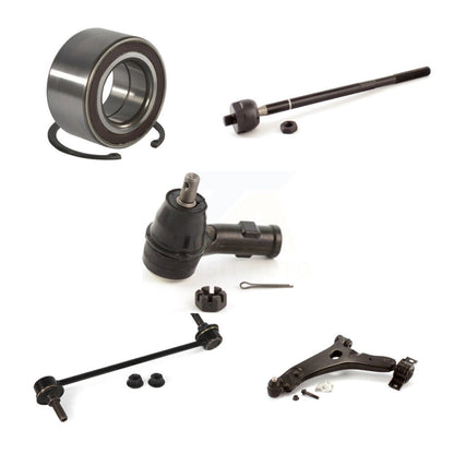 Wheel Bearing Lower Control Arm Tie Rod Link Front Left Kit (5Pc) For Ford Focus