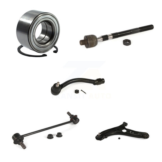 Bearing Lower Control Arm Tie Rod Link Front Left Kit (5Pc) For Hyundai Elantra
