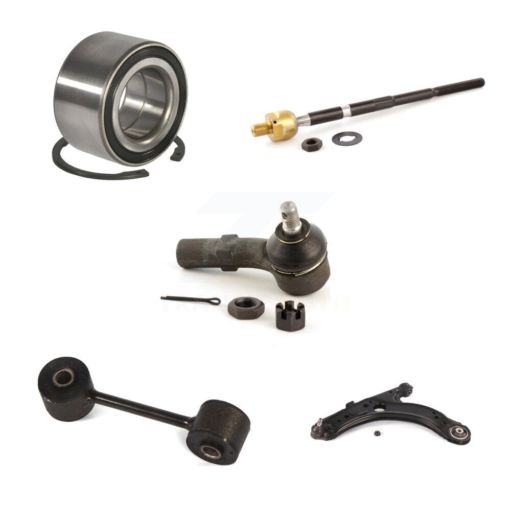 Bearing Lower Control Arm Tie Rod Link Front Left Kit (5Pc) For Volkswagen Jetta